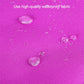 Purple waterproof fabric with water droplets texture