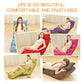 Foldable single recliner floor chair in multiple colors, shown in reclining positions