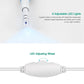White ear scope camera handle with bright LED light at the tip and adjustable wheel