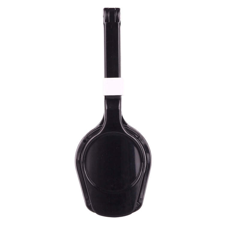 Black egg slicer tool with round handle and vertical cutting ridges