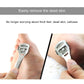 Foot callus remover handle with silver blade for scraping dead skin
