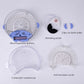 Electric fly trap device parts: rotating plate, rechargeable battery, anti-escape cover
