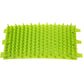 Lime green silicone bristle cleaning pad for pet foot bath cup