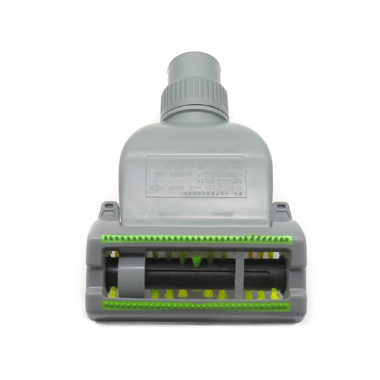 Gray pet brush head with green bristle roller for vacuum suction
