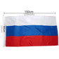 Russian tricolor polyester flag 150x90cm, white blue red horizontal stripes