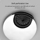 Round desk hole cover insert, black vent disk visible under cover (2-pack)