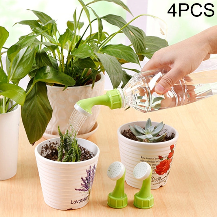 Handheld water spray nozzle set with green handle and white mist head
