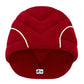 Slipper-shaped fleece pet house bed, size L, wine red, rounded dome top