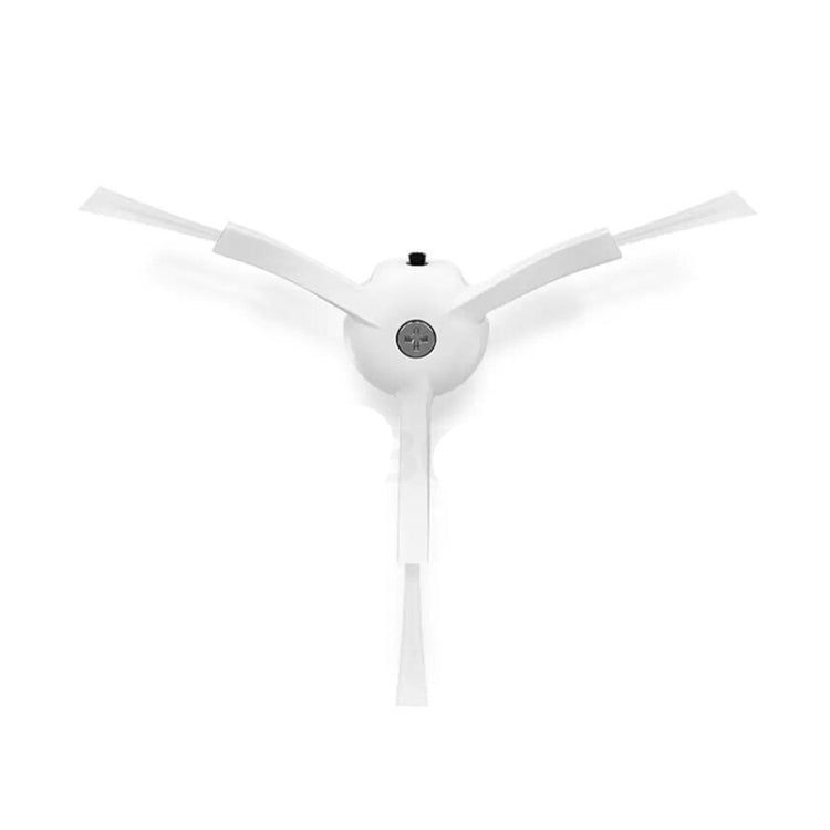 White side brush assembly with two rotating blades for sweeping robot