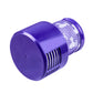 Washable vacuum dust filter cartridge, purple housing with cylindrical mesh filter