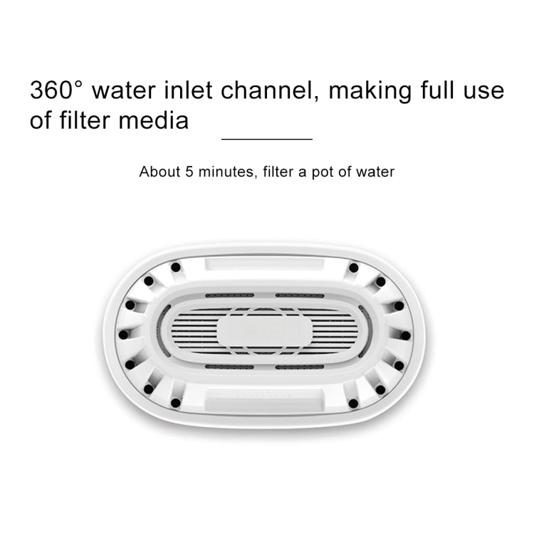 Kettle inlet filter element underside with oval vent cover and four mounting holes