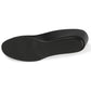 Black underside of height increase insole, S size, curved PU base for lift