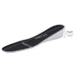 Black EVA height-increase insoles laid flat with size guides, 3cm pair
