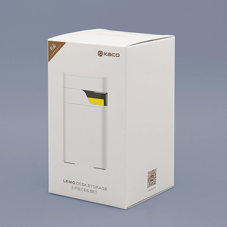 LEMO desktop storage 3-piece set box packaging