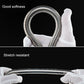 Stainless shower hose coil with soft, stretch-resistant braided design