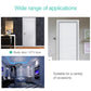 Interior doors suited for door bead latch installation in study, KTV, and similar spaces