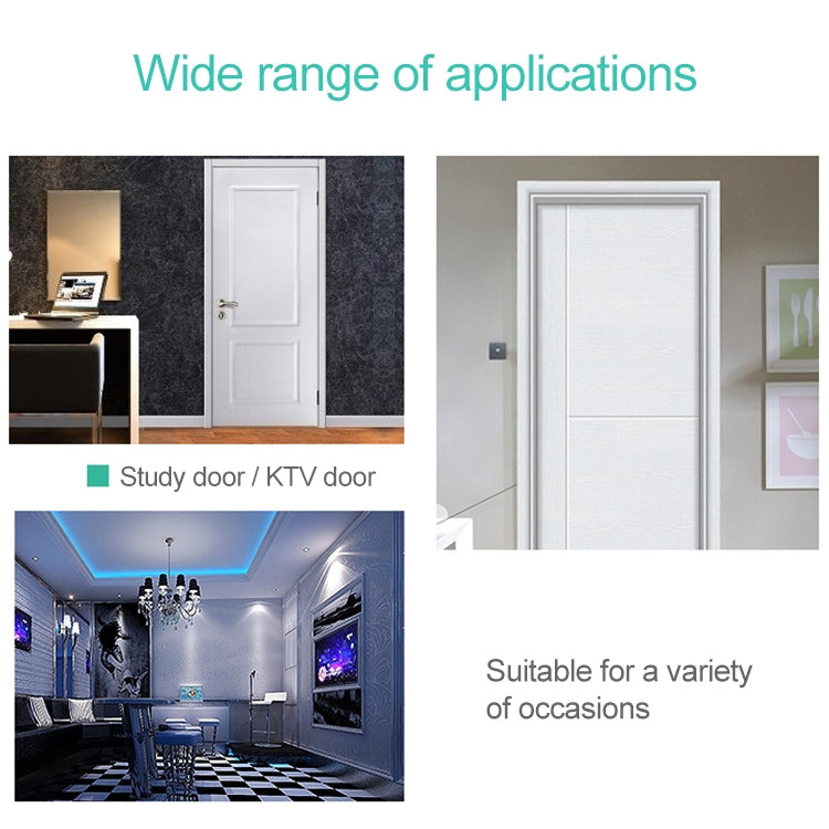 Interior doors suited for door bead latch installation in study, KTV, and similar spaces