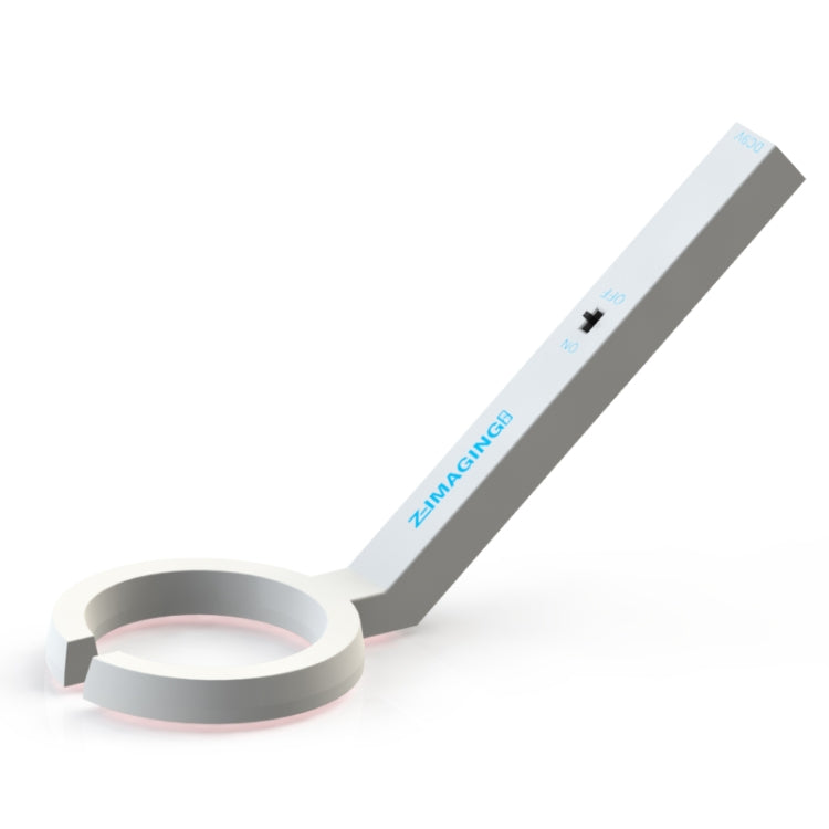 Handheld vascular imaging device with ring sensor and extended handle