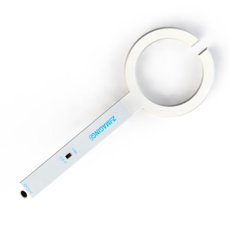 Handheld vascular imaging device handle with circular ring sensor head