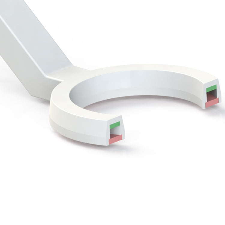 Handheld vascular imaging device ring sensor with colored indicator blocks