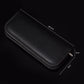 Compact black zippered case for dentist tools, approx. 20.5 cm long