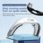 White anti-snoring mouth brace with clear interior channel for airflow