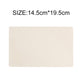 Blank silicone tattoo practice skin card, 14.5 x 19.5 cm
