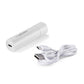 White USB endoscope box with charging port and USB cable