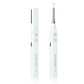 White handheld visual ear pick endoscope with long probe and power controls