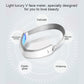 White and gray V-face lift belt device with built-in LED light accents