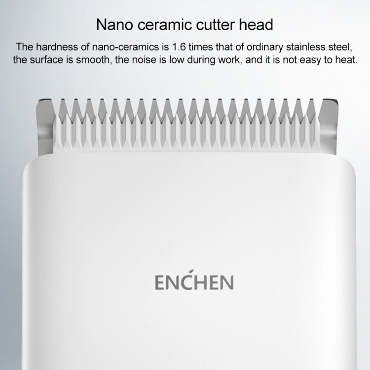 White nano ceramic cutter head with ENCHEN label