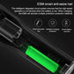White electric hair trimmer with internal battery module indicator