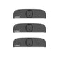 Three-position back shaver cutting head shown from above