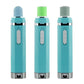 Turquoise nail polisher set with blue, green, and gray sanding caps on heads