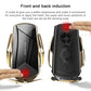 Gold magnetic wireless charging car phone holder with front and back induction sensing
