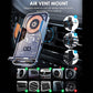 Air vent mount wireless charging car holder with orange side accents