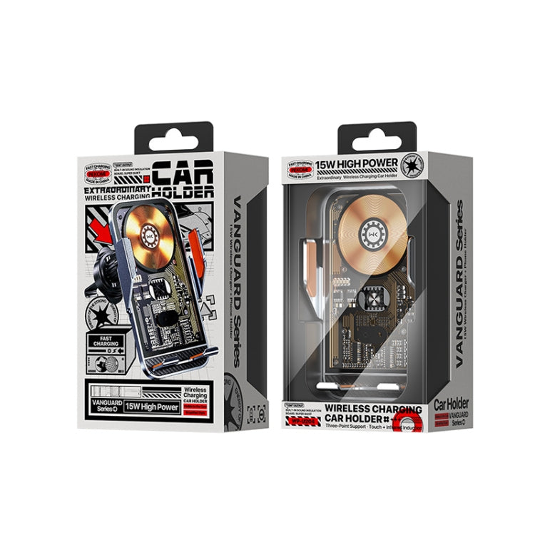 Retail box for Vanguard Series 15W wireless charging car holder
