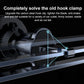 Clamp-style car air vent phone holder with secure locking clip and circular disc.