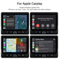 CarPlay dashboard screen showing iPhone music and meeting call controls