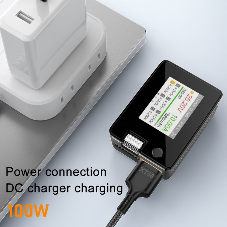 USB-C to XT60 connector cable with black XT60 plug and USB-C end