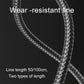 Braided USB-C to XT60 cable with durable woven jacket close-up