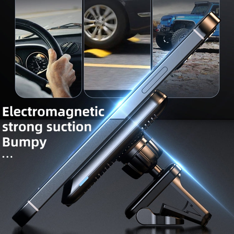 Magnetic car air outlet wireless charger with strong suction mounting arms