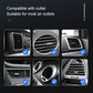 Car air vent holder compatible with most vent styles, vent outlet bracket