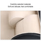 Beige soft lining inside a watch storage cylinder, showing cushion-like texture