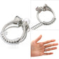 Ring size reducer tool with hinged clips and spiral chain extender