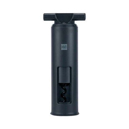 Huohou bottle opener in matte black, handheld lever-style cork remover