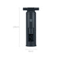 Huohou bottle opener, tall matte black cylinder with lever and base