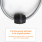 Pull-out faucet hose with black connector sleeve and chrome braided lines