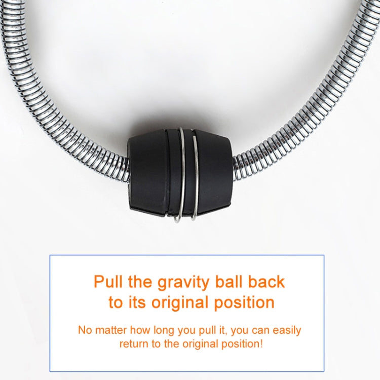 Pull-out faucet hose with black connector sleeve and chrome braided lines