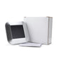 Digital touch timer alarm clock with front display unit and retail box packaging